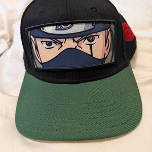 Anime Character Black and Green Hat